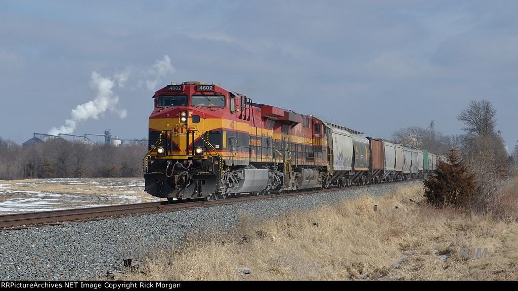 Westbound Grain on the KCS